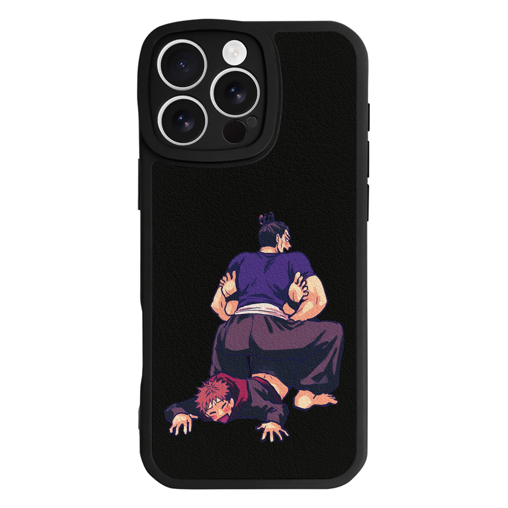 （画像用） 呪術廻戦 Jujutsu Kaisen 【iPhone 16シリーズ対応】シリコンスマホケース（レザー調） 材質：シリコン